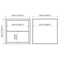 Tumba suspendata Ikea Eket 2 sertare 35x35x35 (Alb) Thumb