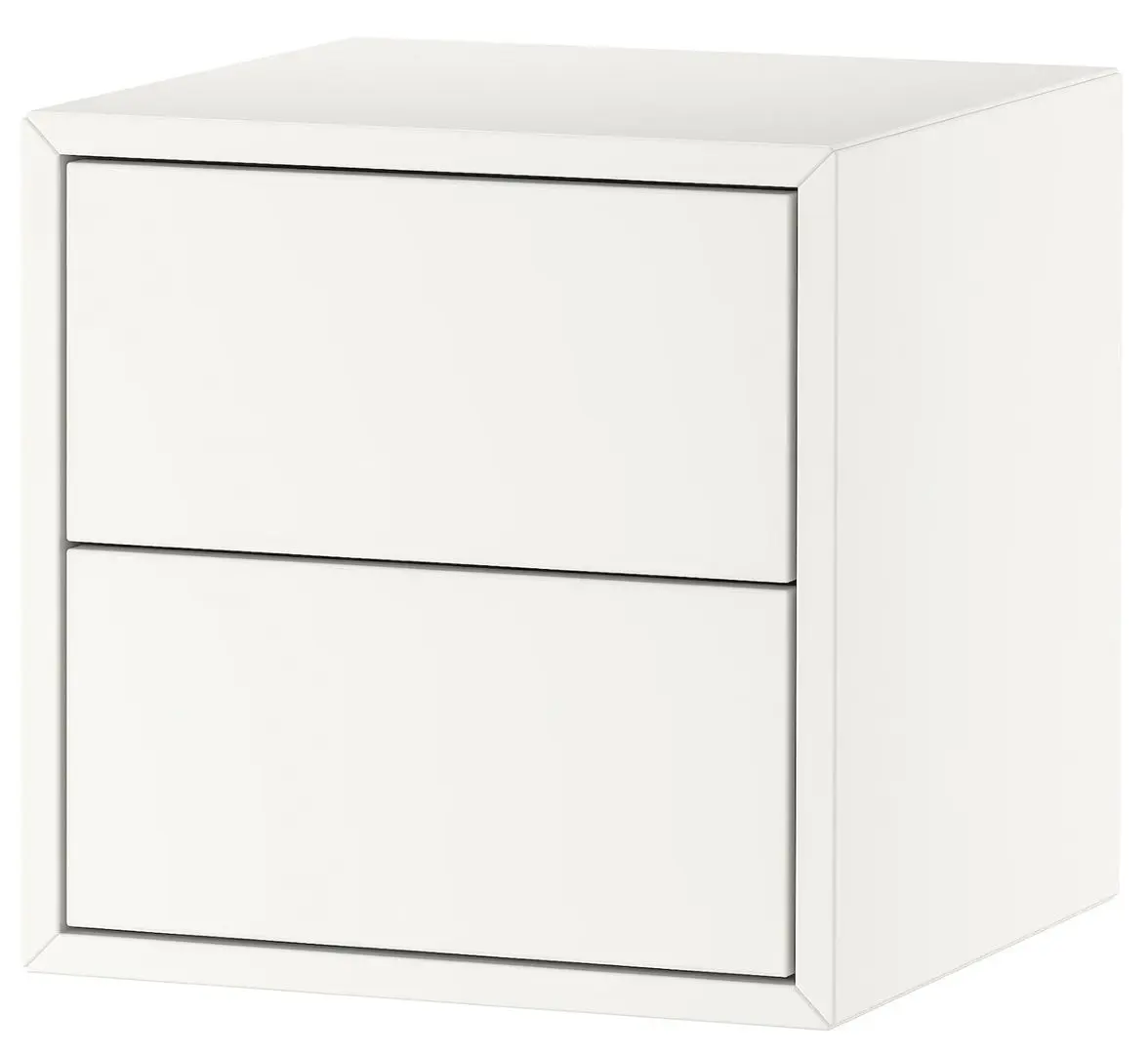 Tumba suspendata Ikea Eket 2 sertare 35x35x35 (Alb)