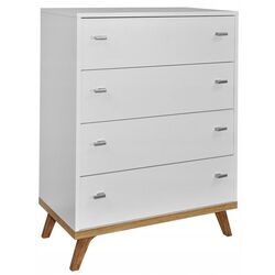 Comoda Mirjan24 Tunbergia/Falco 03 (White/Craft Oak Gold)