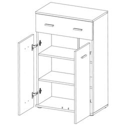 Tumba Tempo Kondela Mario New Typ G (Sonoma Oak) Thumb