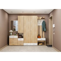 Tumba Mobi Linda 03.287 (Sonoma Oak/White) Thumb