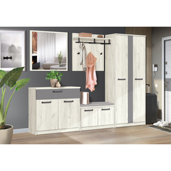 Tumba Modern Karolina 80cm (Craft Oak White/Slate Gray) Thumb