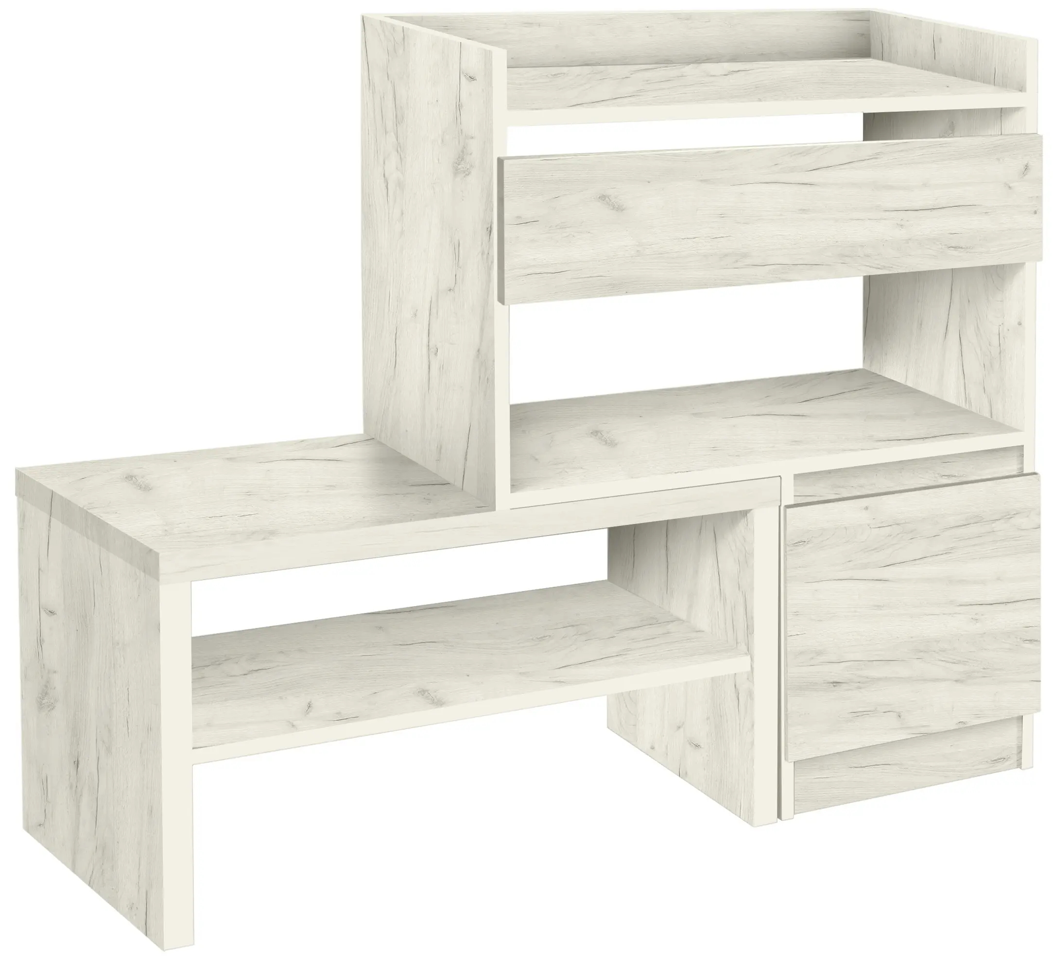 Tumba Modern Komfi 125cm (Craft Oak White)