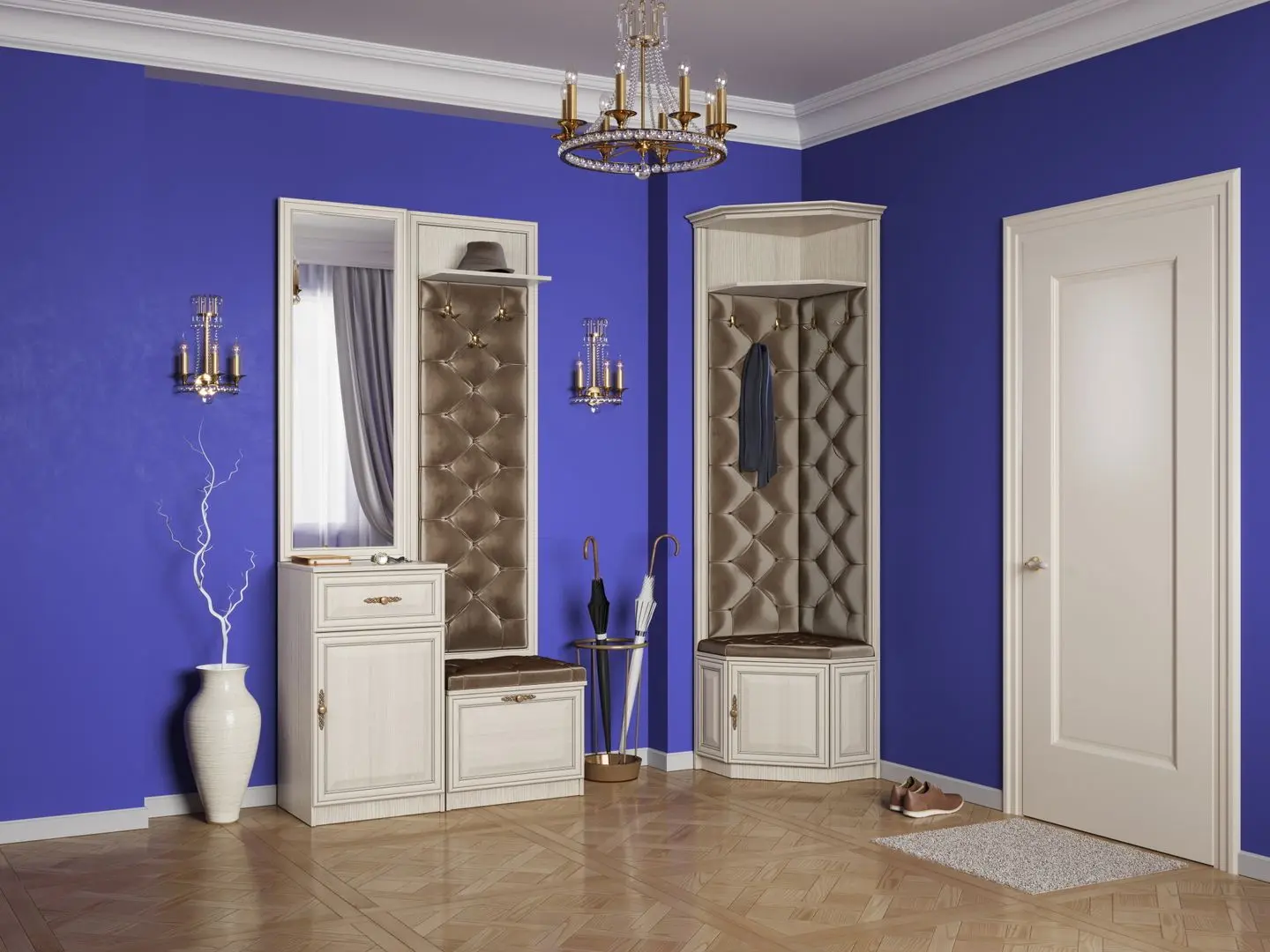 Тумба Олмеко Габриэлла (Вудлайн Кремовый/Сандал Белый)