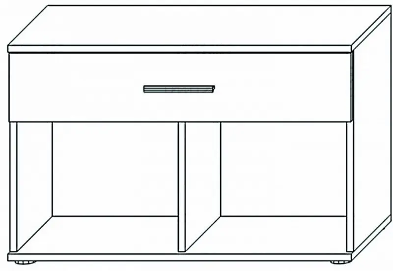 Tumba-banca Sokme Barselona 2D/1S (Artisan Oak/White) - 4
