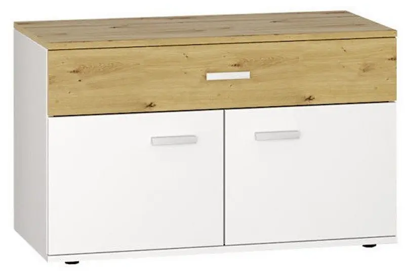 Tumba-banca Sokme Barselona 2D/1S (Artisan Oak/White)