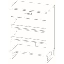 Tumba Sokme Bari 2Д/1Ш (Woodcon/Grange Sand Oak) Thumb