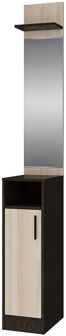 Tumba cu oglinda Stolline Loft-5 СТЛ.235.04 (Wenge/Ash Shimo Light)