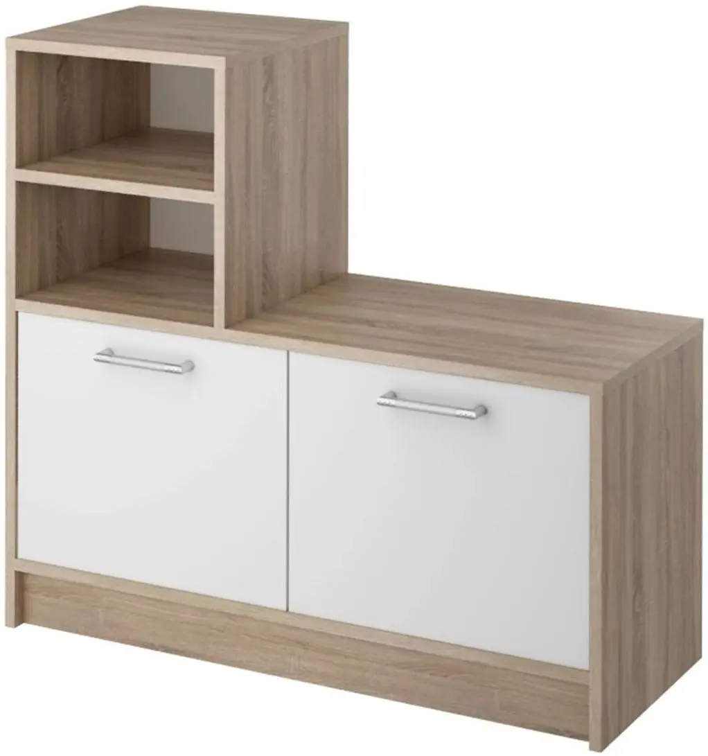 Тумба Stolline Лофт-2 СТЛ.117.01М (Дуб Сонома/Белый)