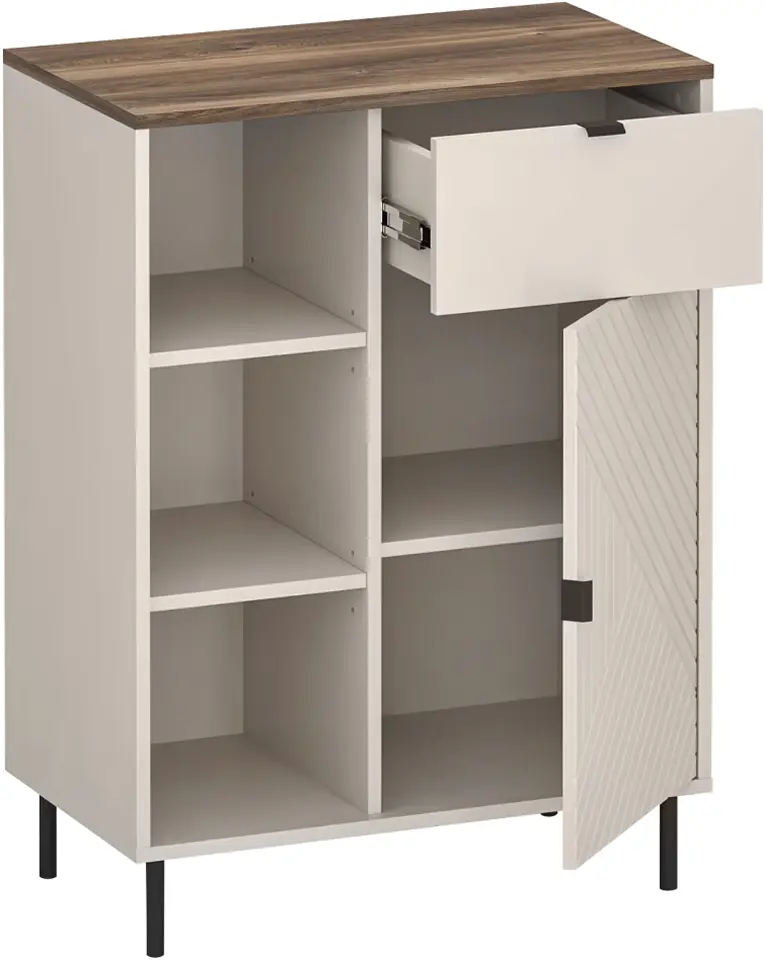 Tumba Tempo Kondela Eyco 1D1S (Cashmere/Castello Oak)