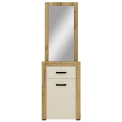 Tumba cu oglinda Yasen Denver (Craft Oak Gold/Vanilla)