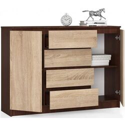 Тумба Akord K140 2D4SZ (Wenge/Sonoma Oak) Thumb