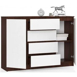 Tumba Akord K140 2D4SZ (Wenge/White) Thumb