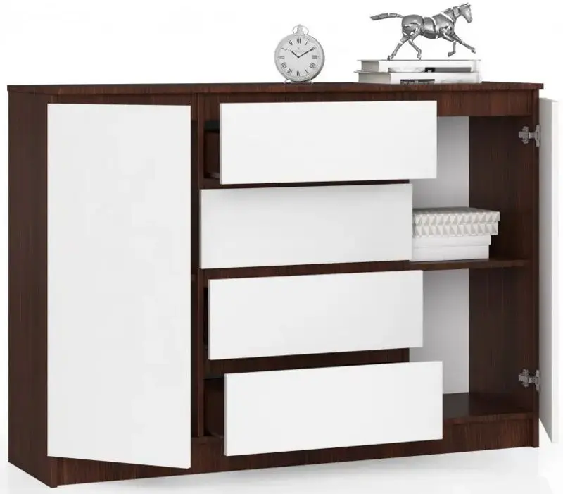 Tumba Akord K140 2D4SZ (Wenge/White)