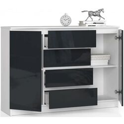 Tumba Akord K140 2D4SZ (White/Graphite Gloss) Thumb