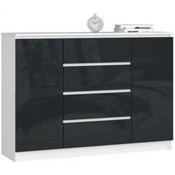 Tumba Akord K140 2D4SZ (White/Graphite Gloss)