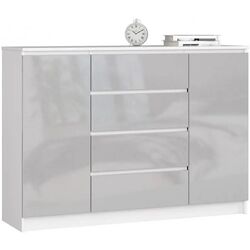 Tumba Akord K140 2D4SZ (White/Metallic Gloss)