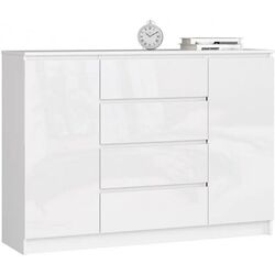 Tumba Akord K140 2D4SZ (White/White Gloss)