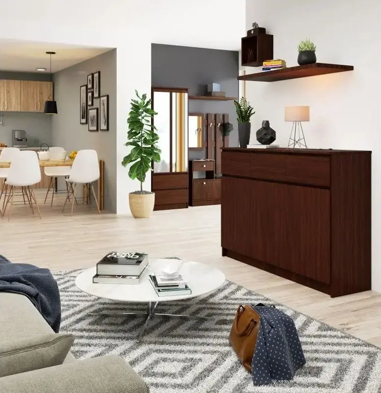 Тумба Akord K140 3D3SZ (Wenge)