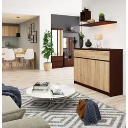 Tumba Akord K140 3D3SZ (Wenge/Sonoma Oak) Thumb