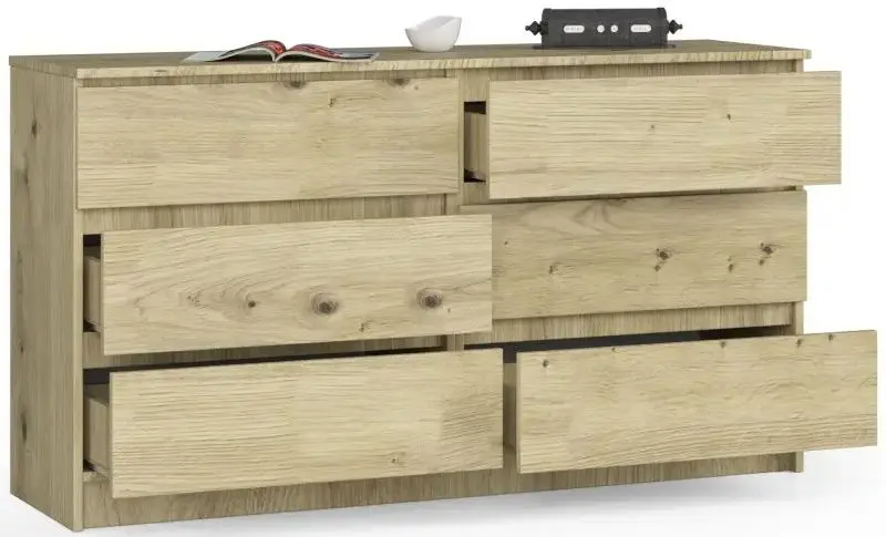 Comoda Akord K140 6SZ (Artisan Oak)