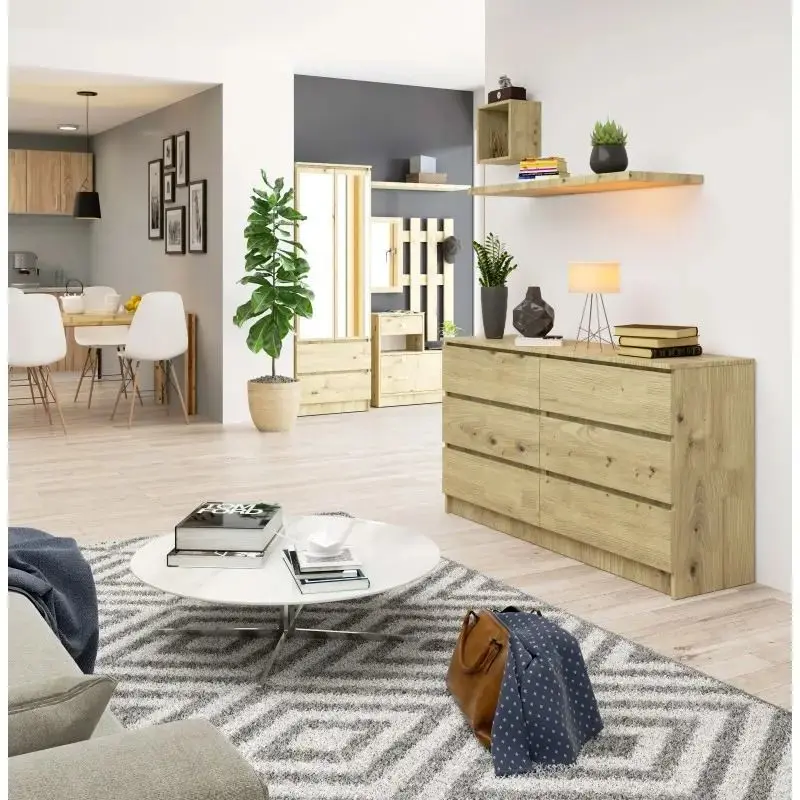 Comoda Akord K140 6SZ (Artisan Oak)