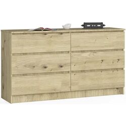 Comoda Akord K140 6SZ (Artisan Oak)