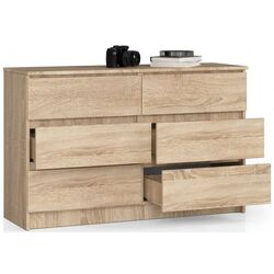 Comoda Akord K140 6SZ (Sonoma Oak) Thumb