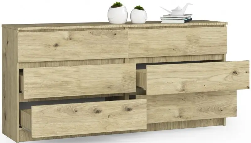 Comoda Akord K160 6SZ (Artisan Oak)