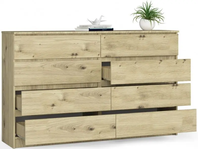 Comoda Akord K160 8SZ (Artisan Oak)