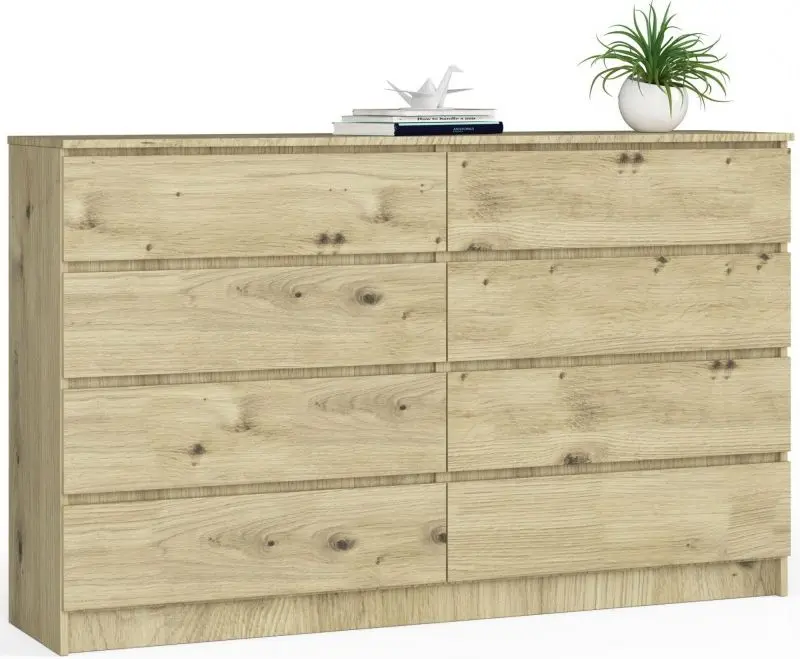 Comoda Akord K160 8SZ (Artisan Oak)