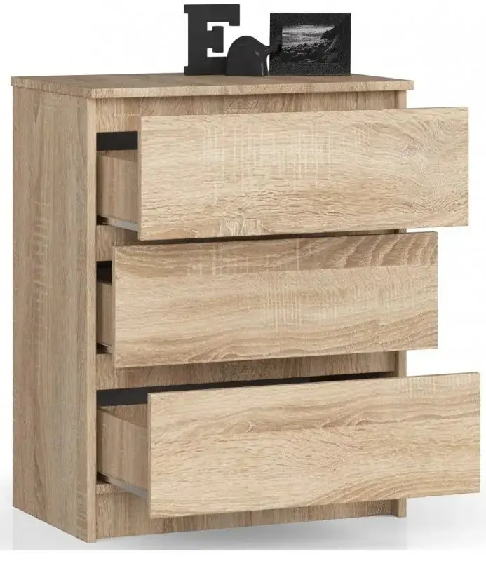 Comoda Akord K60 3SZ (Sonoma Oak)