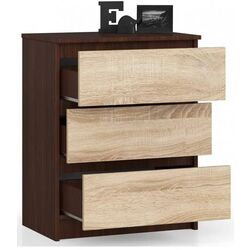 Комод Akord K60 3SZ (Wenge/Sonoma Oak) Thumb