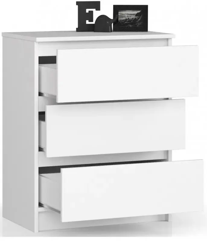 Comoda Akord K60 3SZ (White)