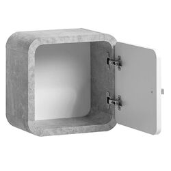 Dulap suspendat ASM Wally AJW WY 02 (Concrete/White Gloss) Thumb