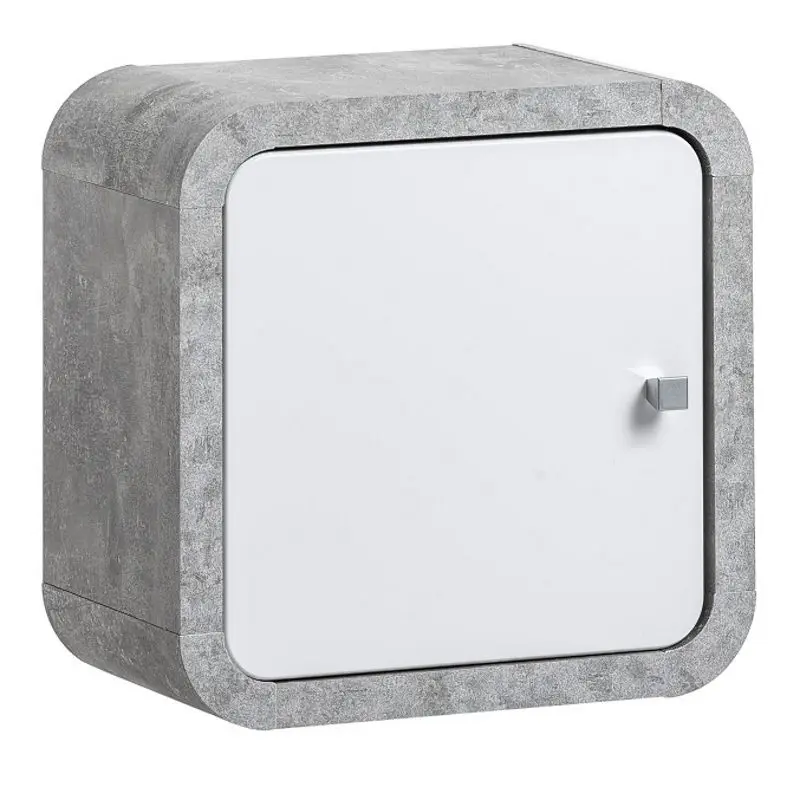 Dulap suspendat ASM Wally AJW WY 02 (Concrete/White Gloss)