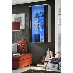 Dulap-vitrina ASM Neo II WSH N2 (Black Gloss/White Matt) Thumb