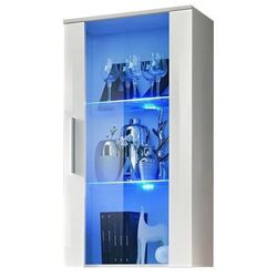 Dulap-vitrina ASM Neo II WWH N2 (White Gloss/White Matt)