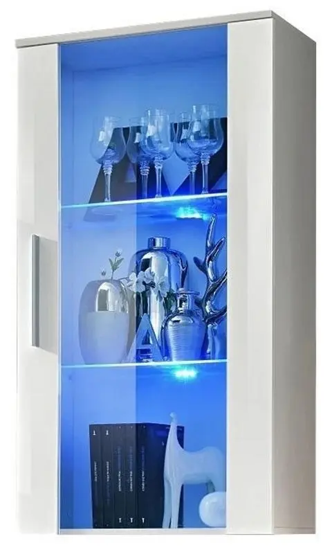 Dulap-vitrina ASM Neo II WWH N2 (White Gloss/White Matt)