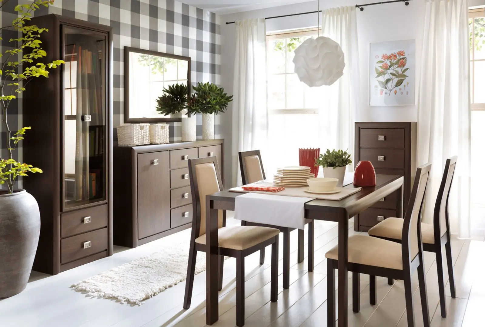 Comoda BRW Koen KOM2D4S (Wenge/Strocks Dark)