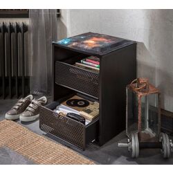 Tumba Cilek Dark Metal 20.52.1602.00 (Blak/Gray) Thumb