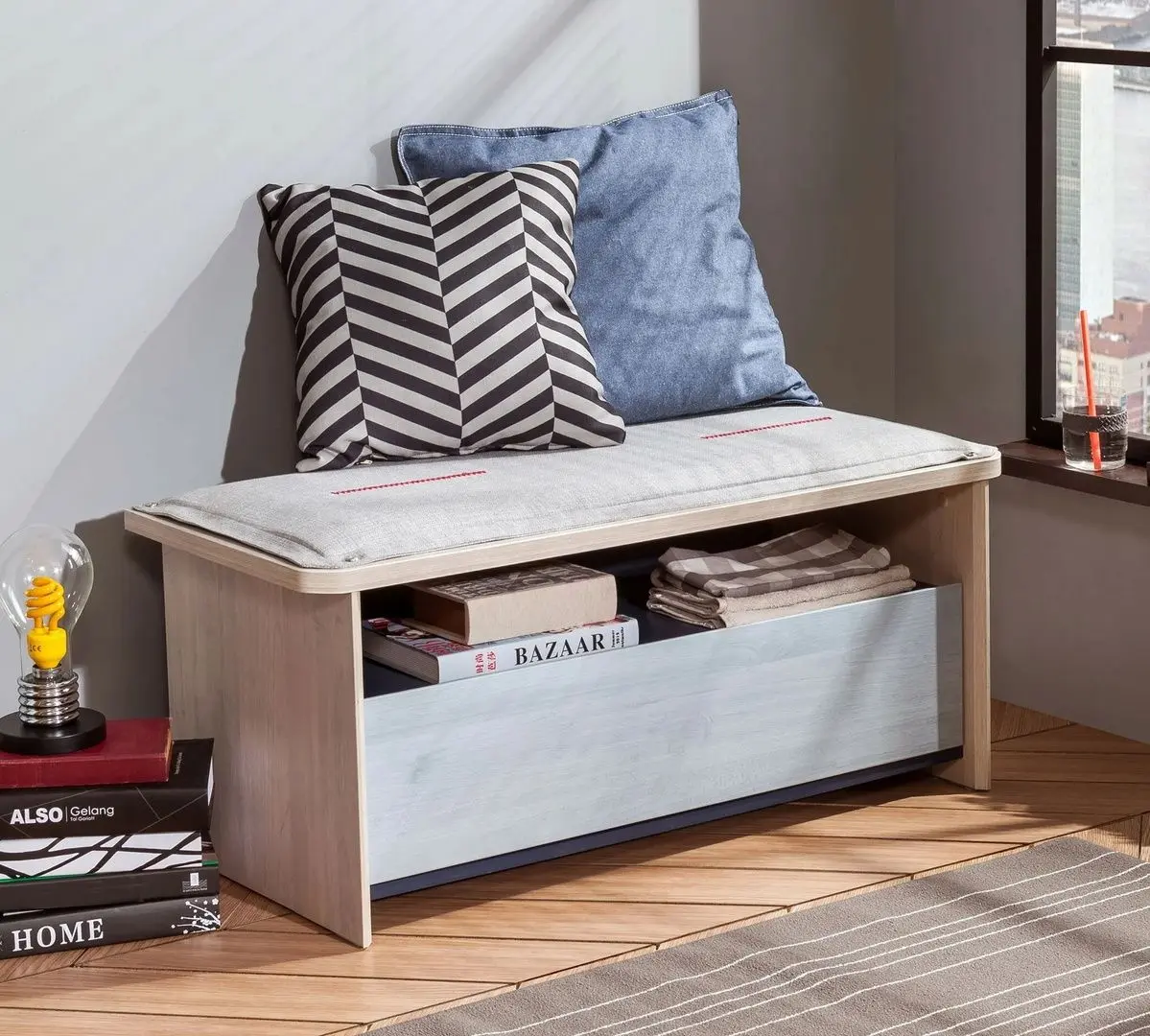 Tumba Cilek Trio 20.40.1901.00 (Wood/Blue) - 3