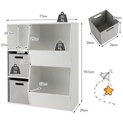 Etajera Costway JZ10114WH (White) Thumb