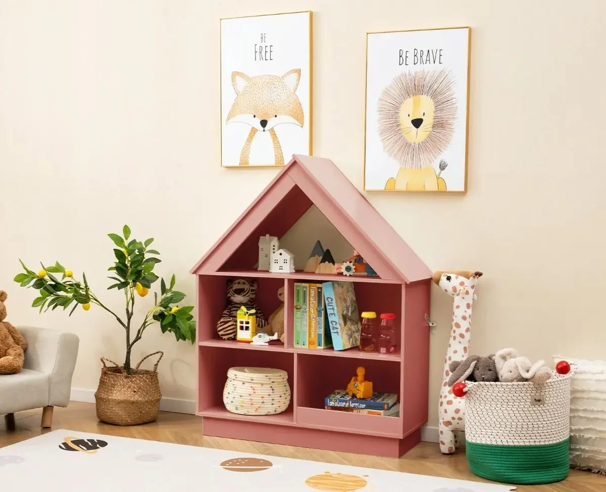 Стеллаж Costway JZ10259PI (Pink) - 2