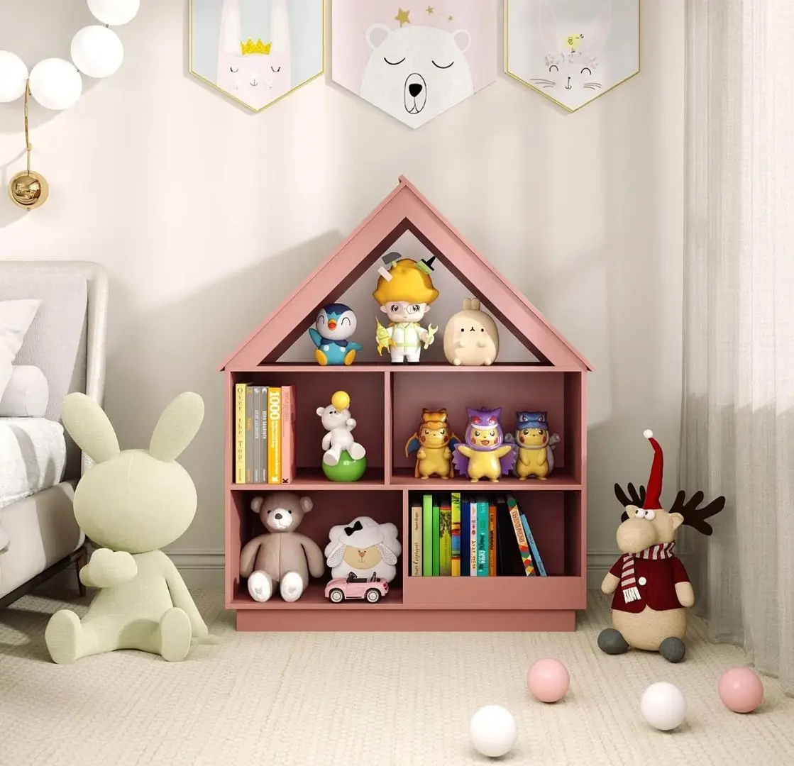 Стеллаж Costway JZ10259PI (Pink)