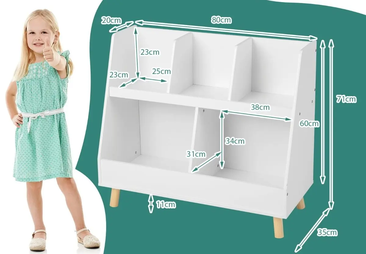 Etajera Costway TP10097WH (White)