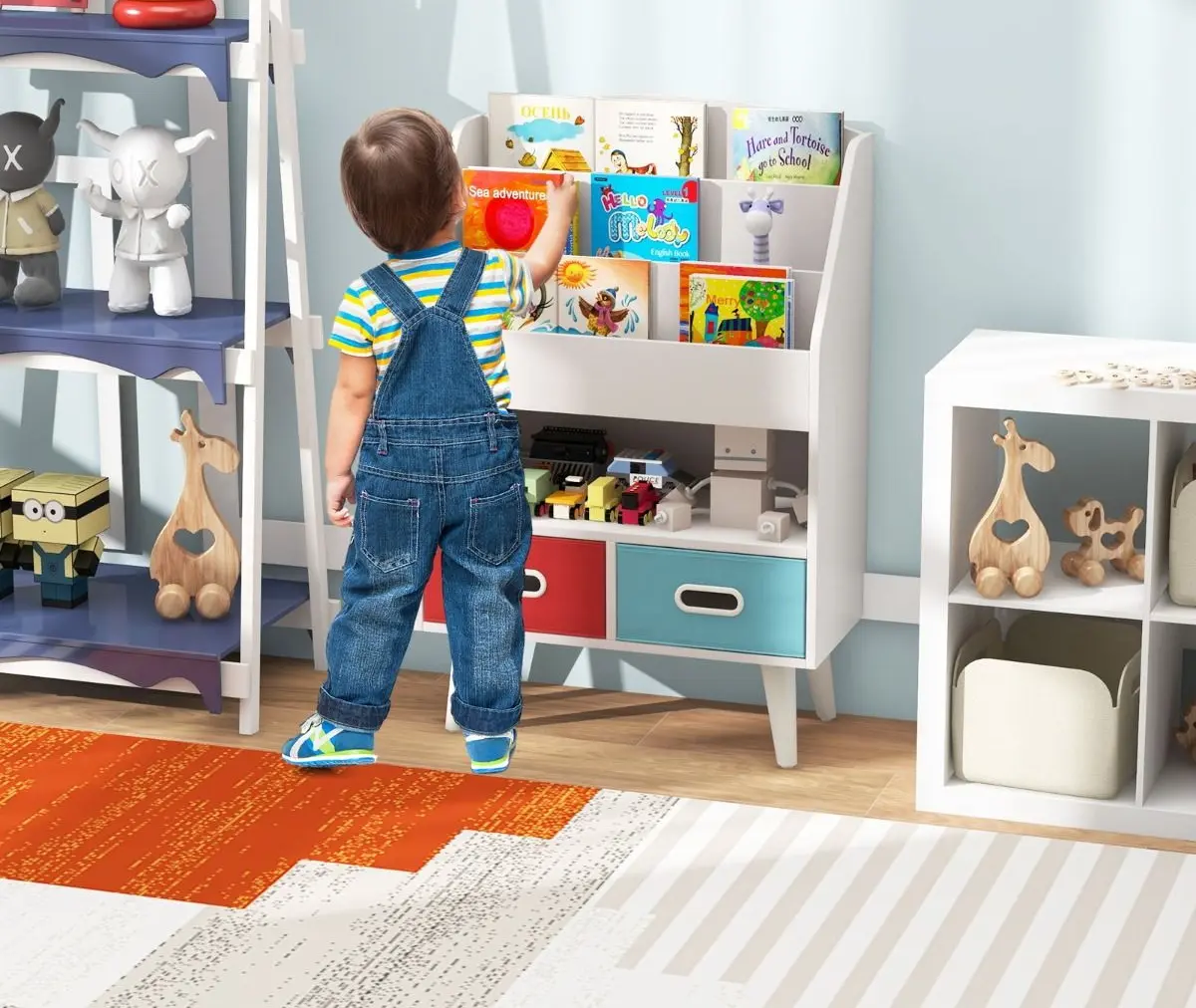 Стеллаж Costway TP10127WH (White)