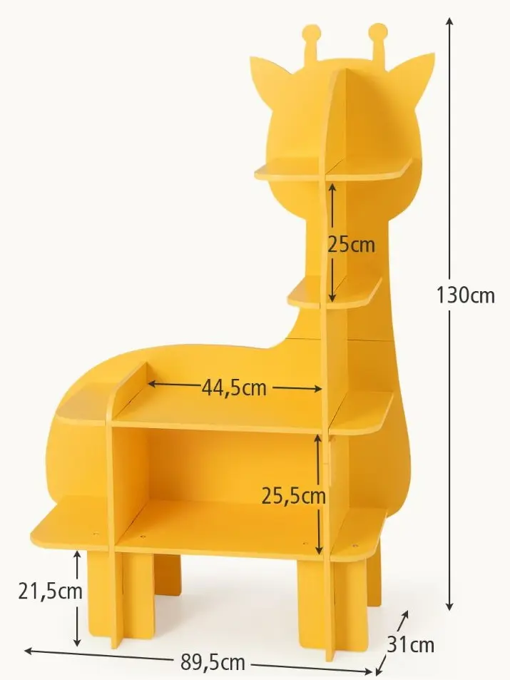 Стеллаж Costway TP10191YE (Yellow)