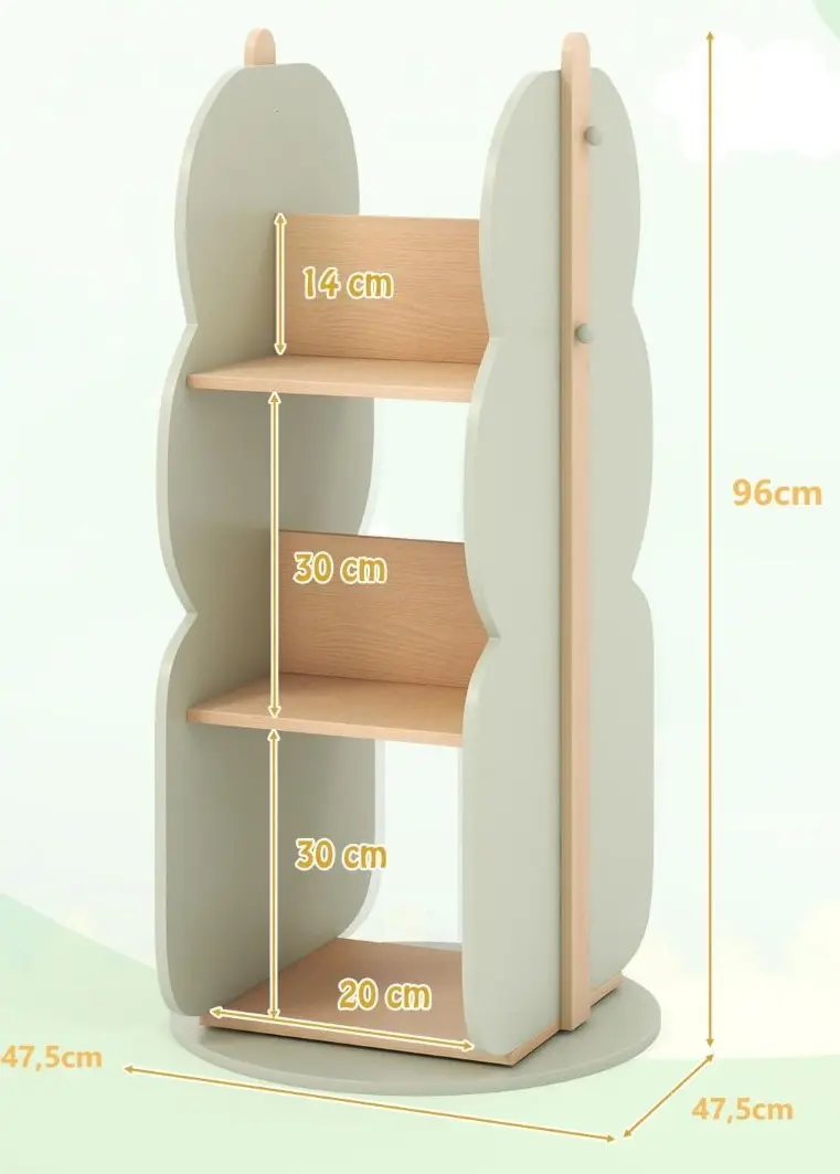 Etajera Costway TP10234GN (Green) - 5