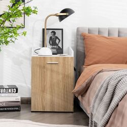 Tumba Costway HW66207WH (White/Oak) Thumb